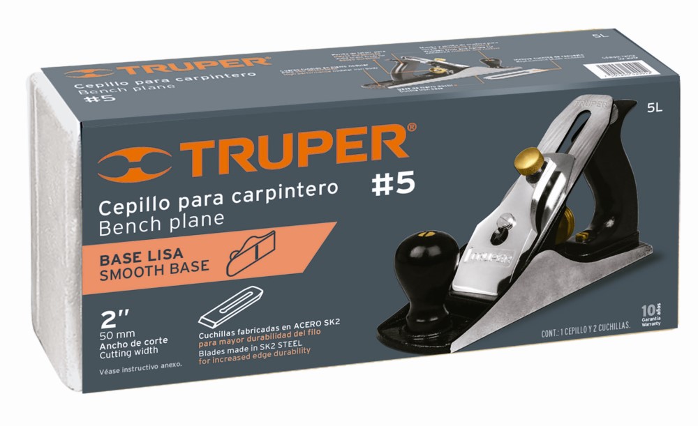 CEPILLO CARPINTERO # 5 LISO