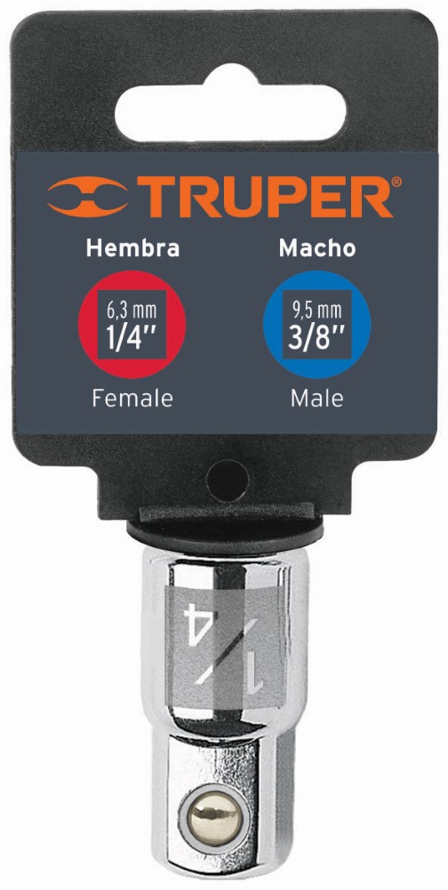 ADAPTADOR MATRACA ENT 1/4 X 3/8 13417