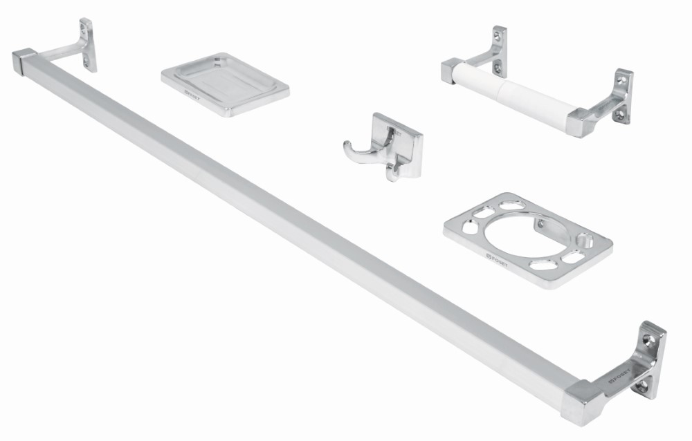 JGO ACCESORIOS BAÑO 5PZ FOSET J-900