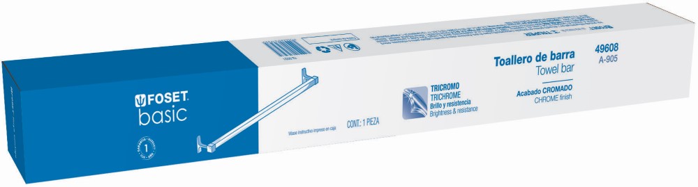 TOALLERO BARRA FOSET BASIC