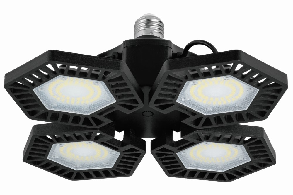 LUMINARIO LED 100W ALUM 4 PANELES ABATIB