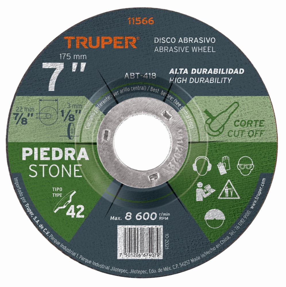 DISCO CORTE PIEDRA 7