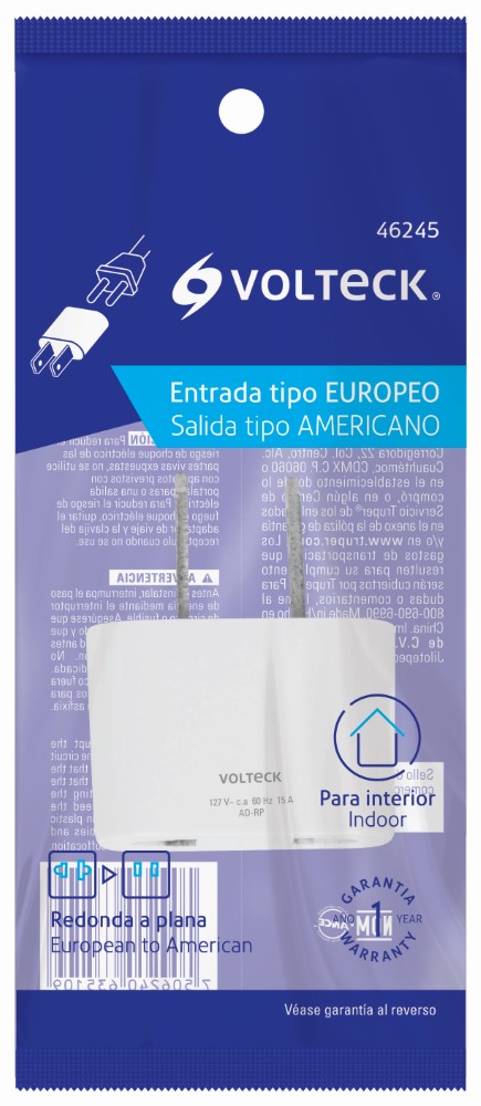 CLAVIJA EUROPEA REDONDA A PLANA VOLTECK