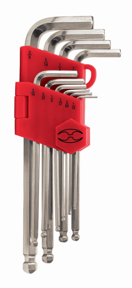 JUEGO 10 LLAVES ALLEN LARGAS STD