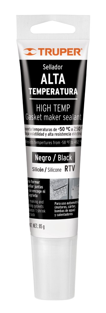 SELLADOR ALTAS  TEMP S SILICON NEGRO 85