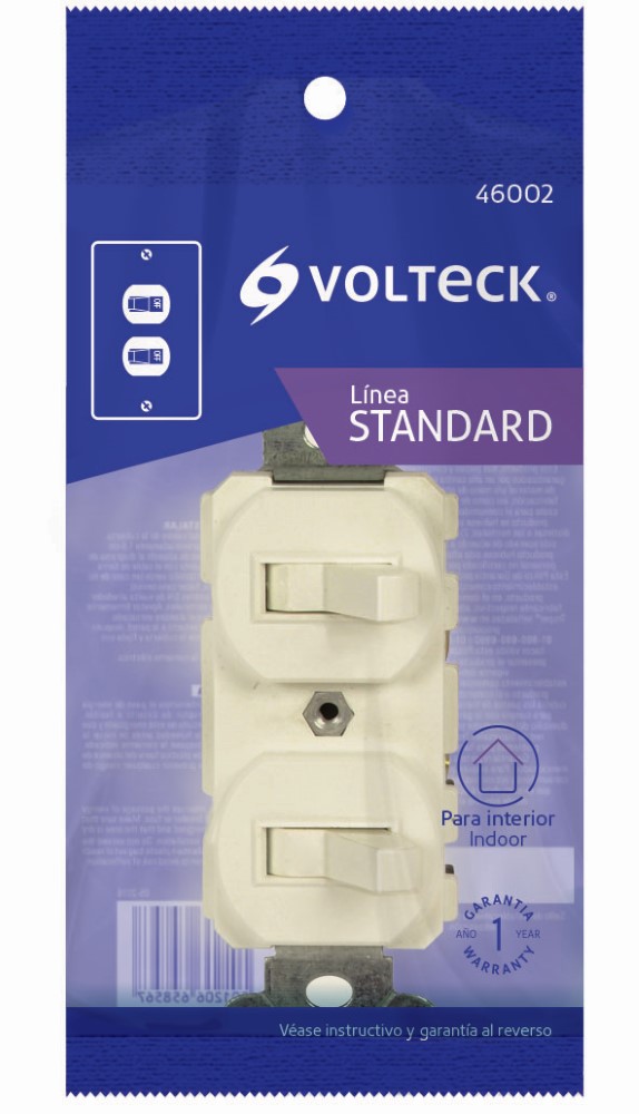 INTERRUPTOR DUPLEX PALANCA VOLTECK