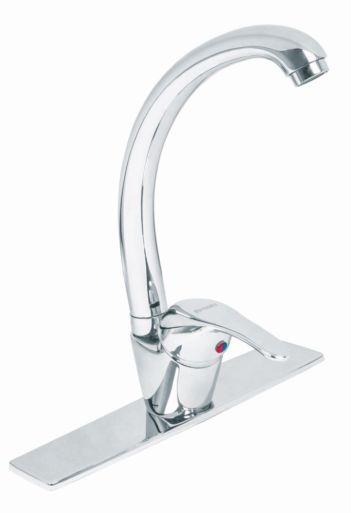 MONOMANDO FREGADERO CURVO AQUA 49684