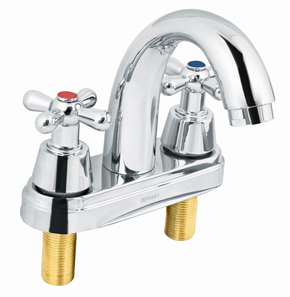 MEZCL. LAVABO MANERALES CRUCETA CUELLO A