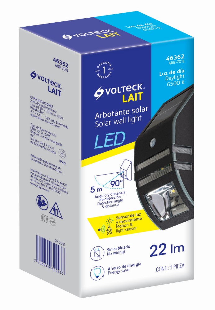 ARBOTANTE SOLAR C/ SENSOR MOVIMIENTO 2 L