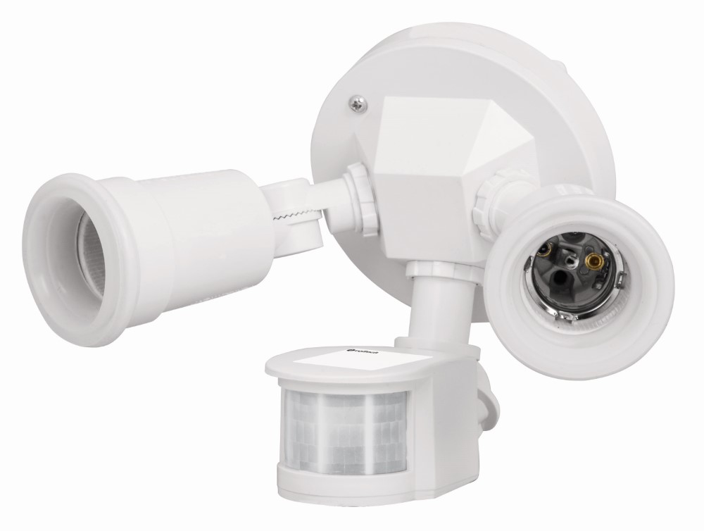 ARBOTANTE SENSOR MOV 2 FOCOS BLANCO