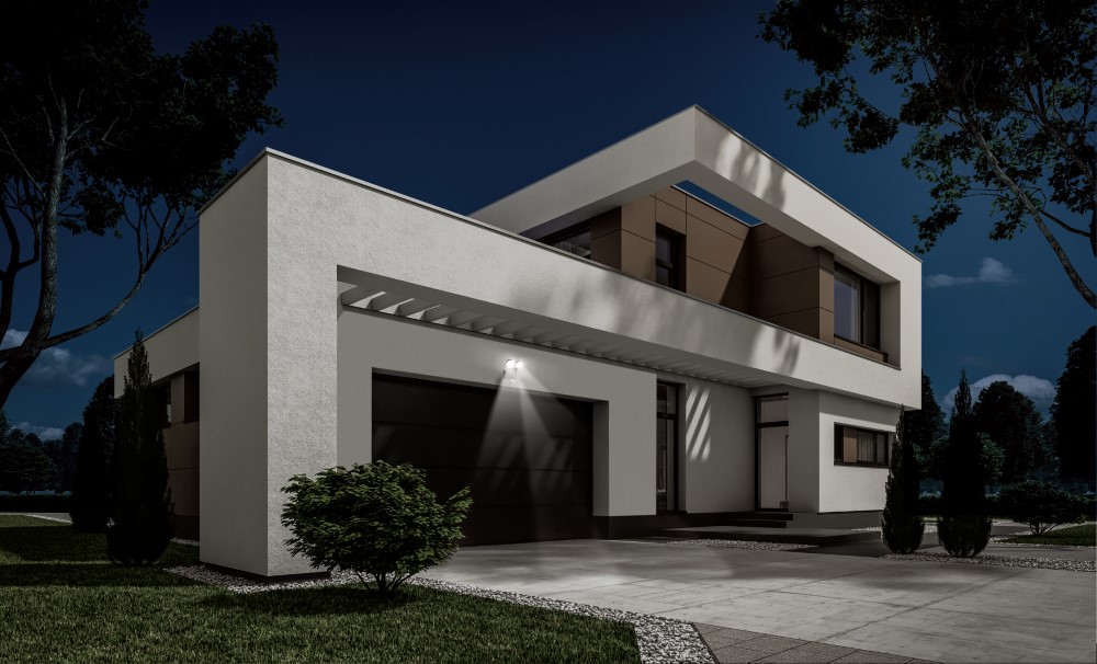 ARBOTANTE NEGRO CON SENSOR DE MOVIMIENTO