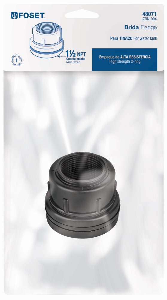 BRIDA PLASTICA P/TINACO, 2-1/2