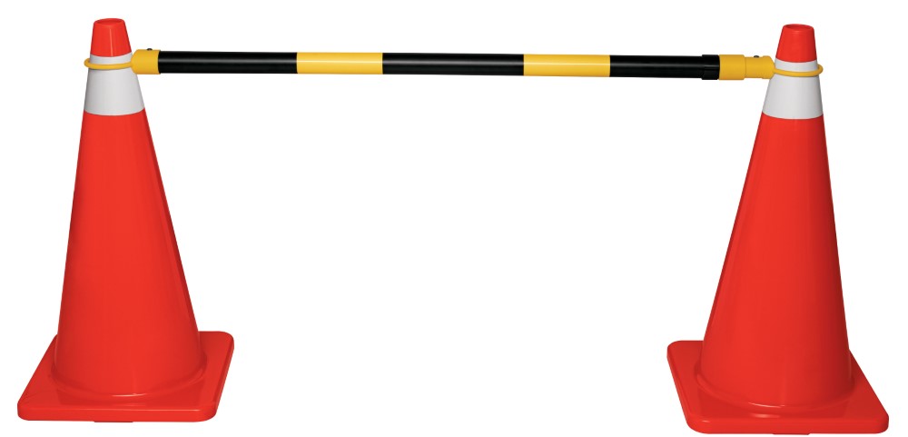 BARRA REFLE PVC RETRAC P/CONOS 135-210CM