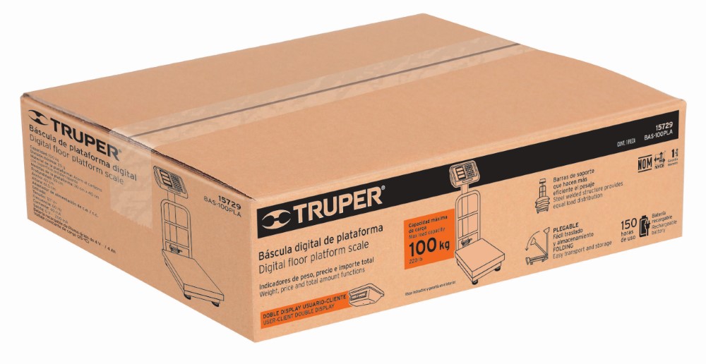 BASCULA PLATAFORMA 100KG