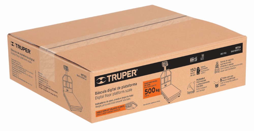 BASCULA PLATAFORMA 500KG