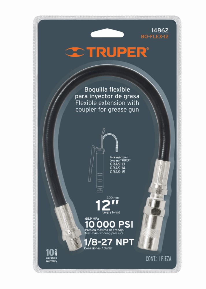 MANGUERA FLEXIBLE INYECTOR GRASA BO-FLEX