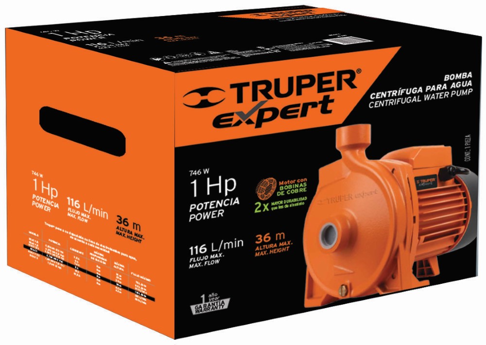 BOMBA CENTRIFUGA 1HP