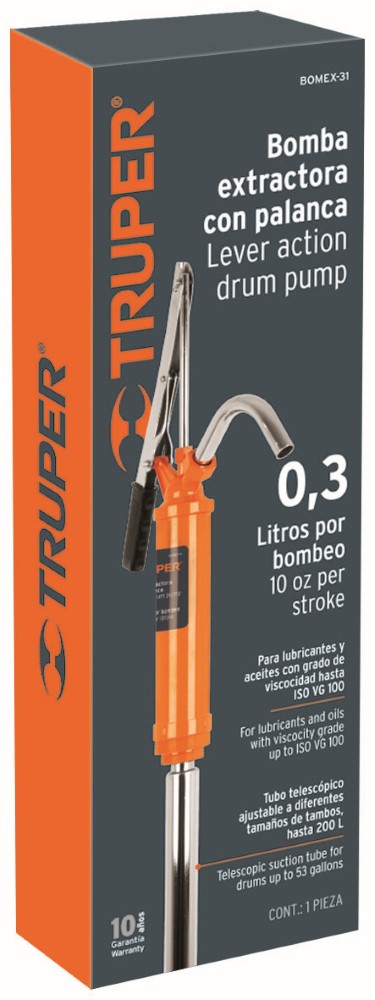 BOMBA EXTRACCION MANUAL 31LT