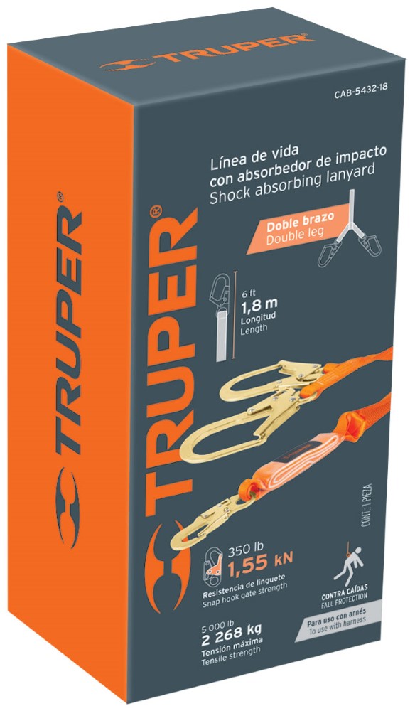 CABLE PROTECCION CON 2 GANCHOS 1.8 M