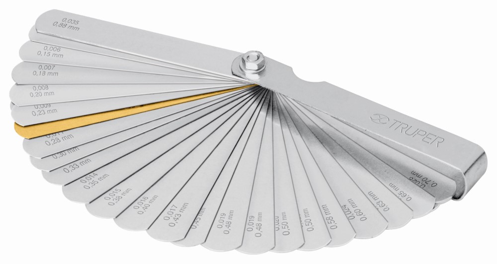 CALIBRADOR BUJIAS 32 HOJAS 14397 TRUPER