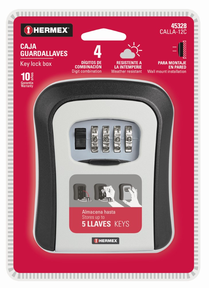 CAJA COMB GUARDALLAVES P/PARED 12CM