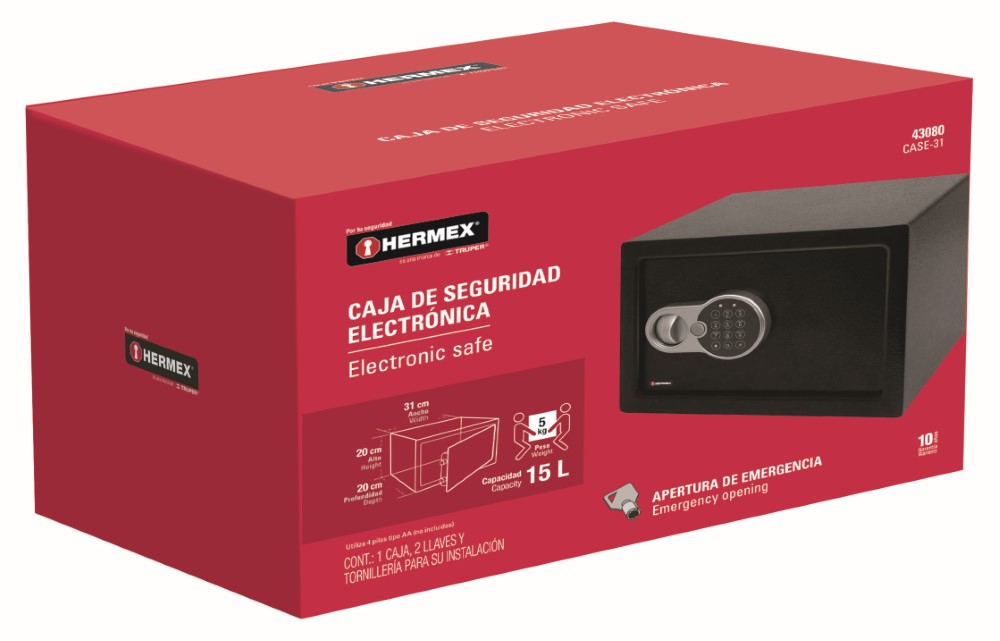 CAJA SEGURIDAD ELECTRONICA 31 CM 1 43080