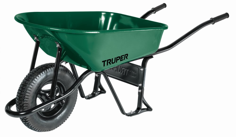 CARRETILLA VERDE NEUMATICA 70LT