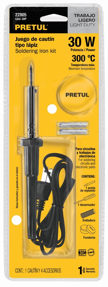 CAUTIN LAPIZ 30W C/ACCES 22805 PRETUL