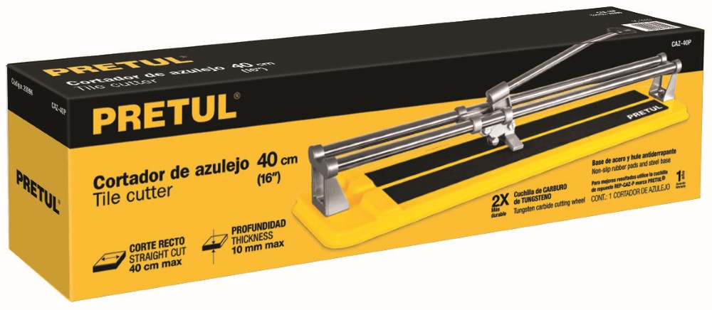 CORTADOR AZULEJO 40CM PRETUL