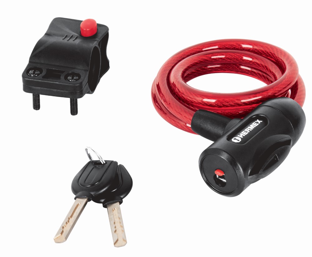 CANDADO BICICLETA 10MM X 1M USO LIGERO