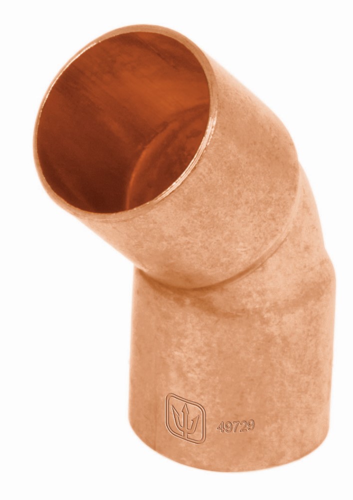 CODO COBRE 3/4 X 45