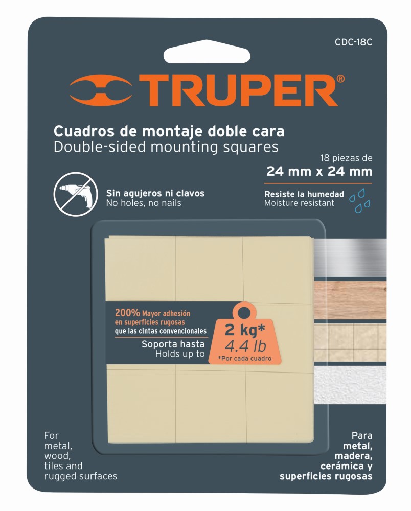 CINTA MONTAJE PRECORTADA 18 PIEZAS 17290