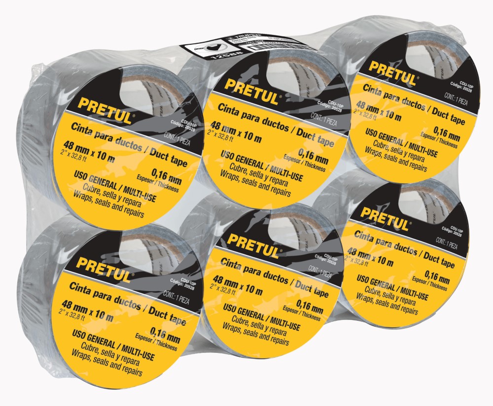 CINTA DUCTO 10M 20528 PRETUL