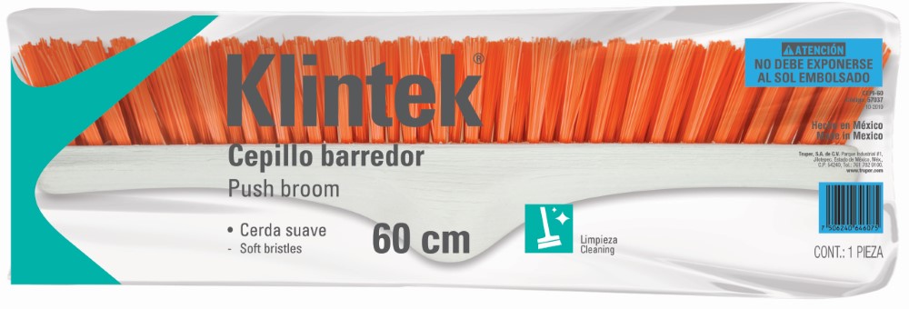 CEPILLO PLASTICO CERDA SUAVE 60CM KLINTE