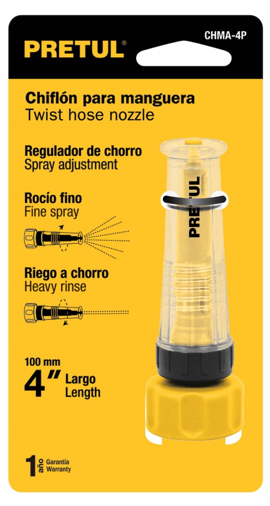 CHIFLON PLASTICO MANGUERA 4