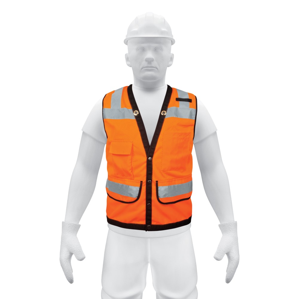 CHALECO REF C/BOLSA NARANJA MED 13479