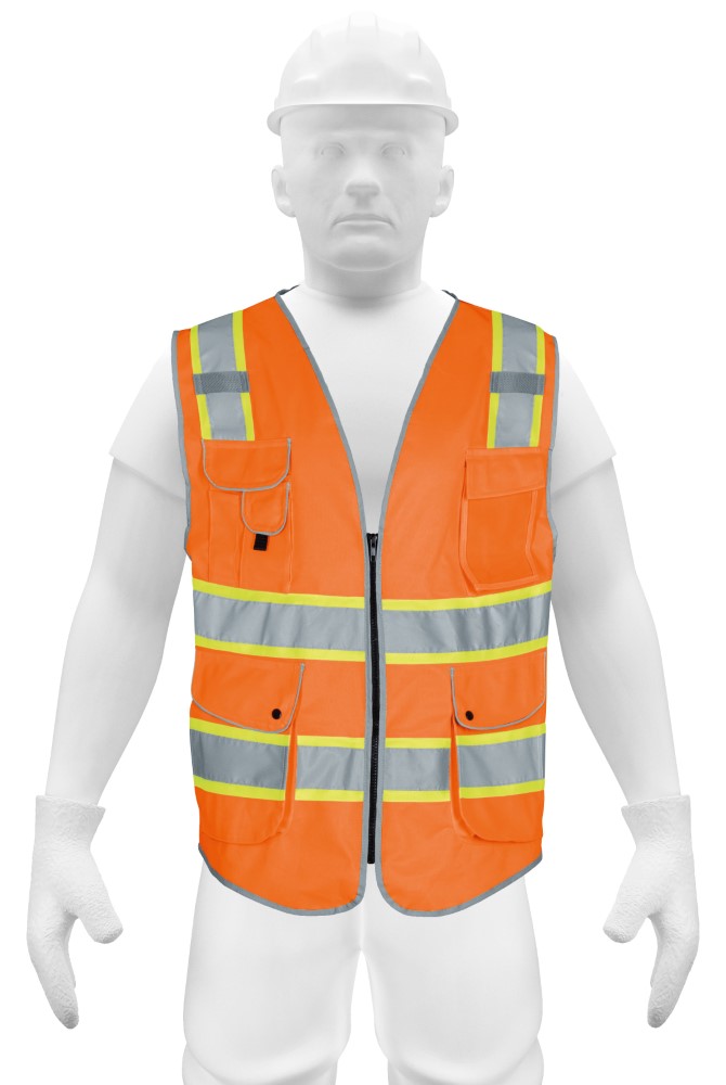 CHALECO SEG ALTA VISIBILIDAD NARANJA EXG
