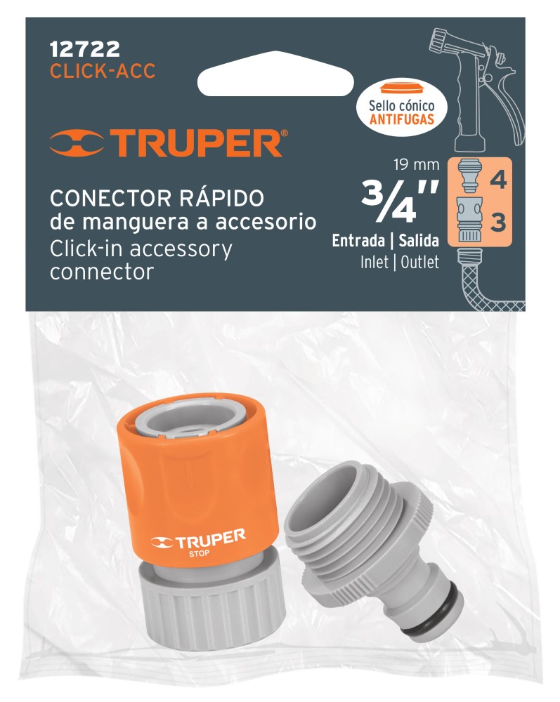 CONECTOR RAPIDO MANGUERA-ACCESORIO