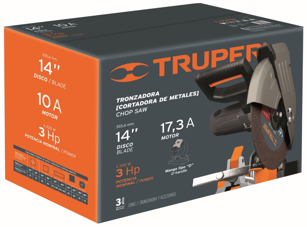 CORTADORA DE METAL IND 14