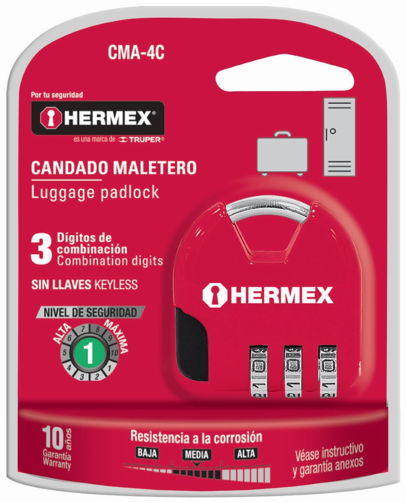 CANDADO MALETERO 36MM