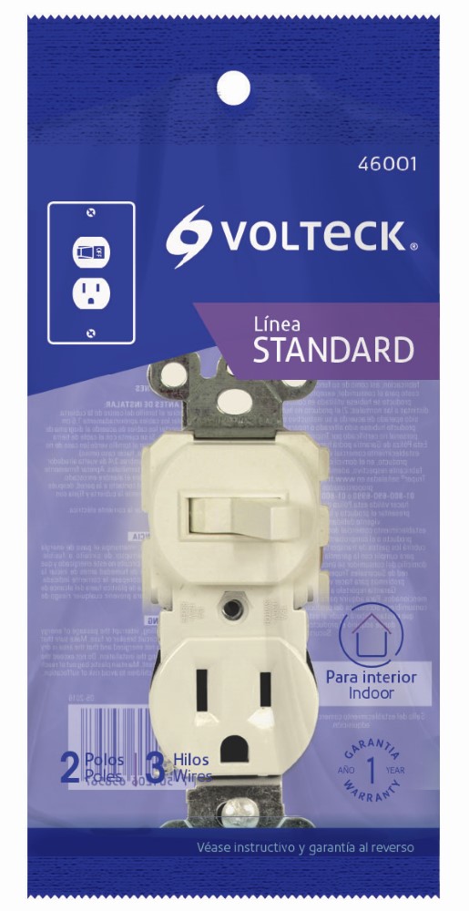 INTERRUPTOR-CONTACTO STD 46001 VOLTECH