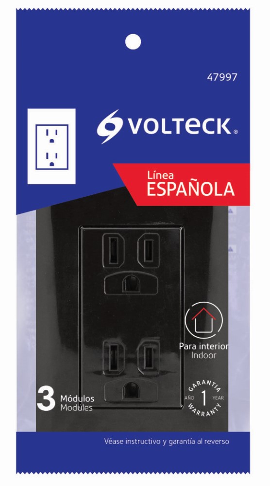 CONTACTO DUPLEX 2 POLOS + TIERRA LINEA E