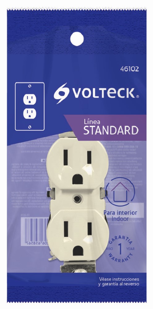 CONTACTO DUPLEX 15A BOLSA VOLTECK