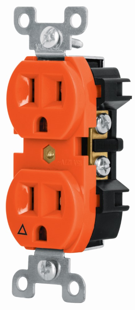 CONTACTO DUPLEX NARANJA 46105 VOLTEK