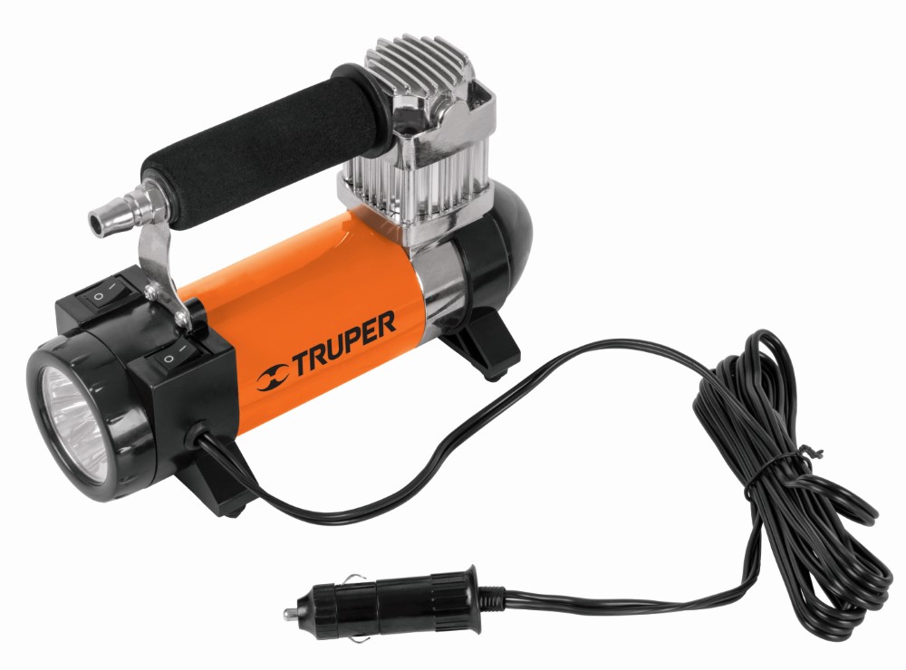 COMPRESOR 12V LINTERNA PORTATIL