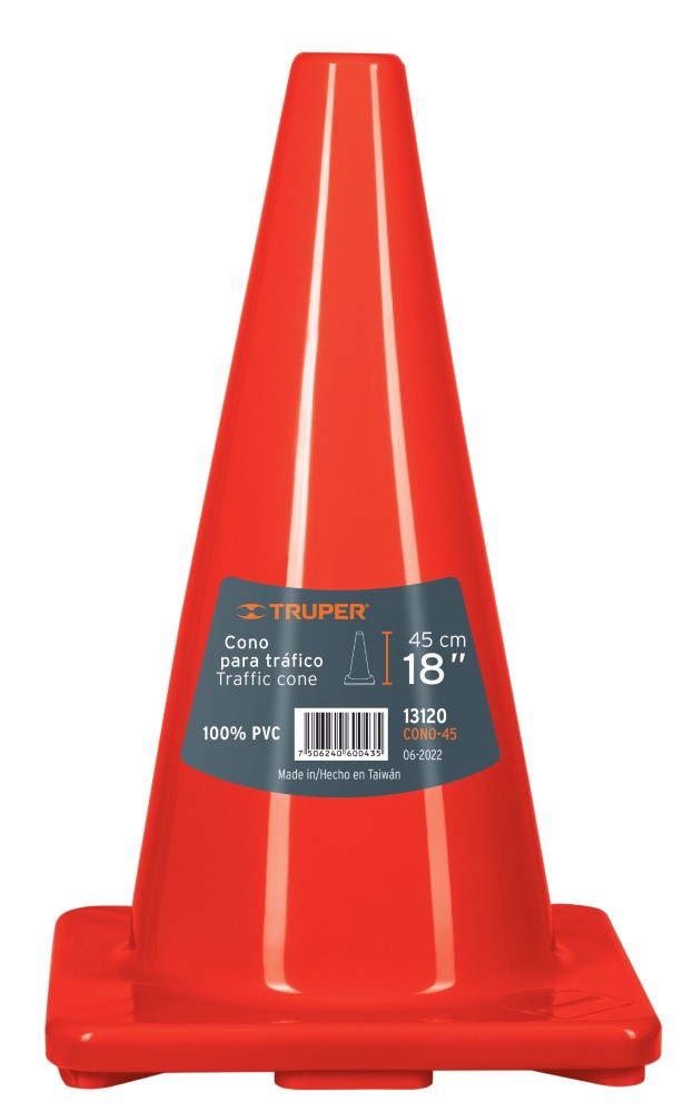 CONO BRILLOSO 45CM S/REFLEJANTE TRUPER