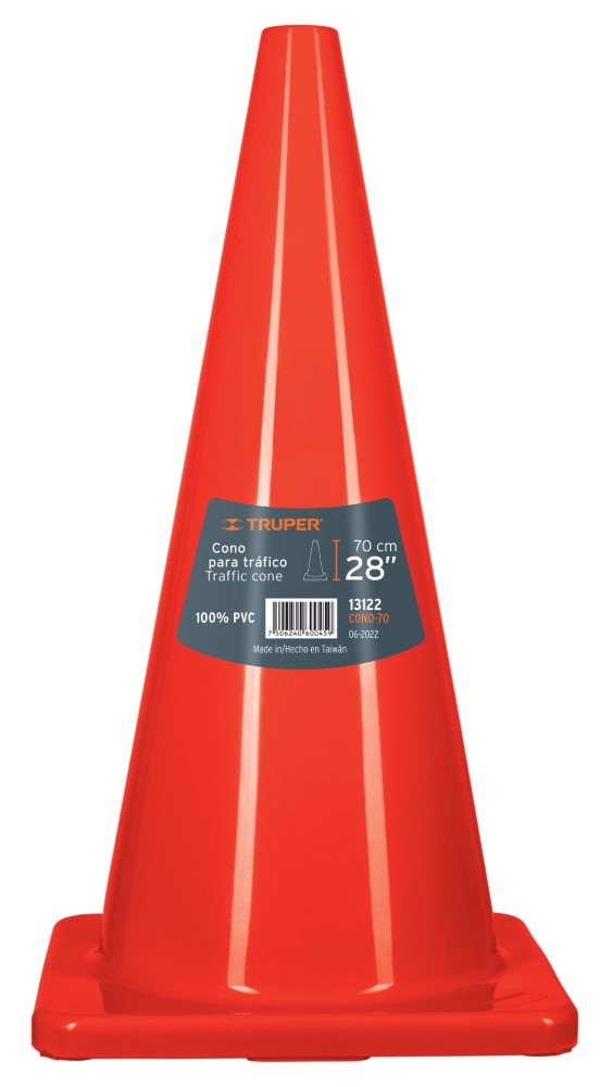 CONO BRILLOSO 70CM S/REFLEJANTE TRUPER