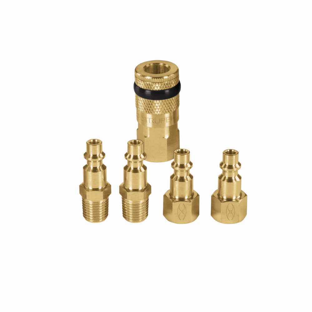 JUEGO COMPRESOR 5 CONECTORES LATON