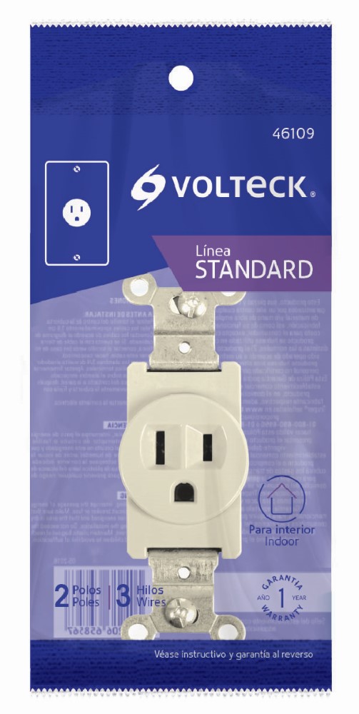 CONTACTO SENCILLO REDONDO LINEA STANDARD