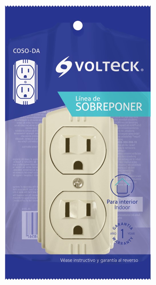 CONTACTO SOBREP DUPLEX BAQUELITA 46103